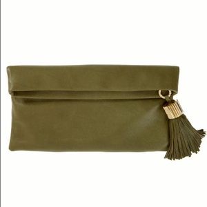 India hicks tassel clutch
